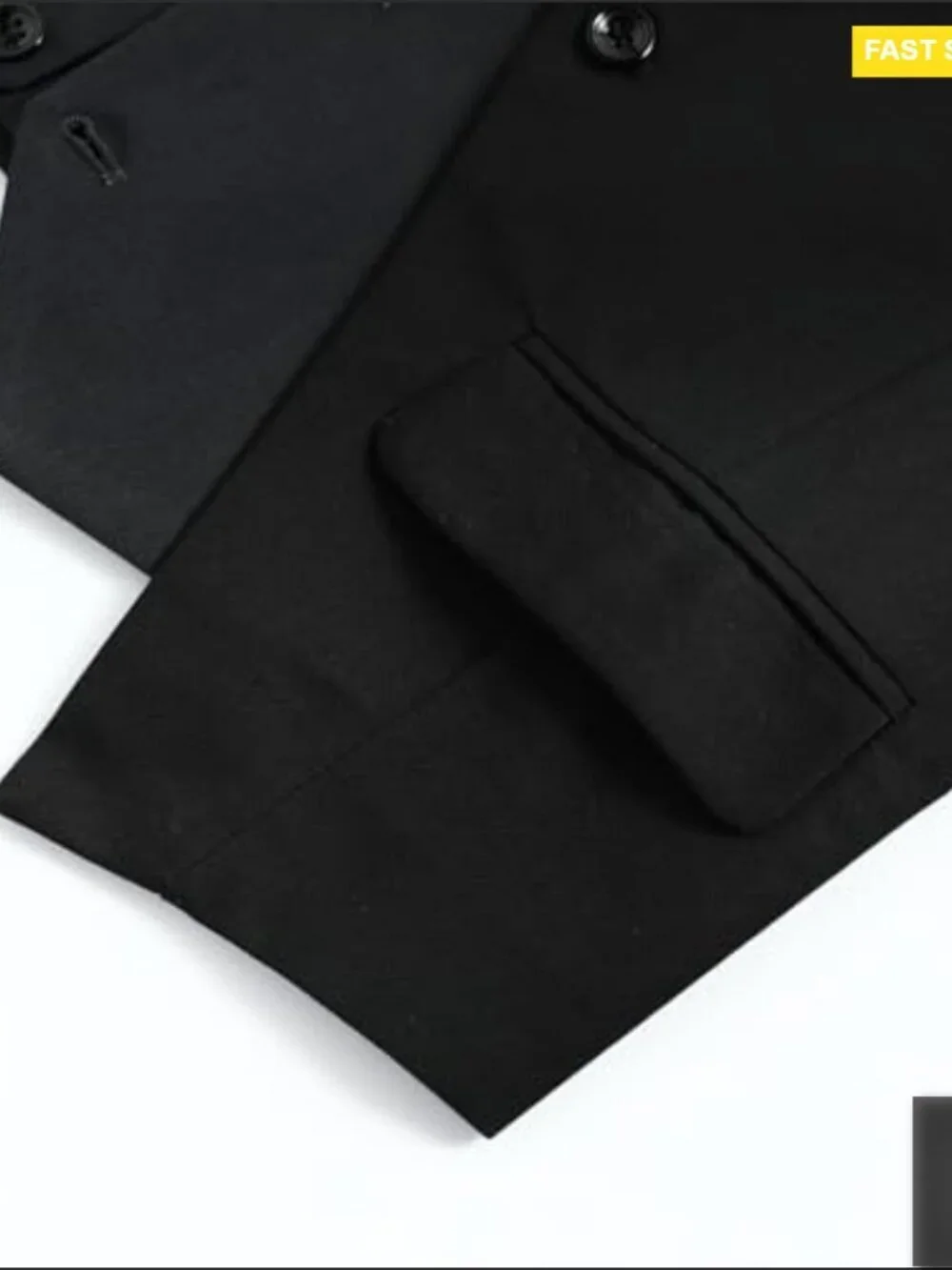 Slim Fit Formal Business Waistcoat V-Neck Vest Color Block Tuxedo